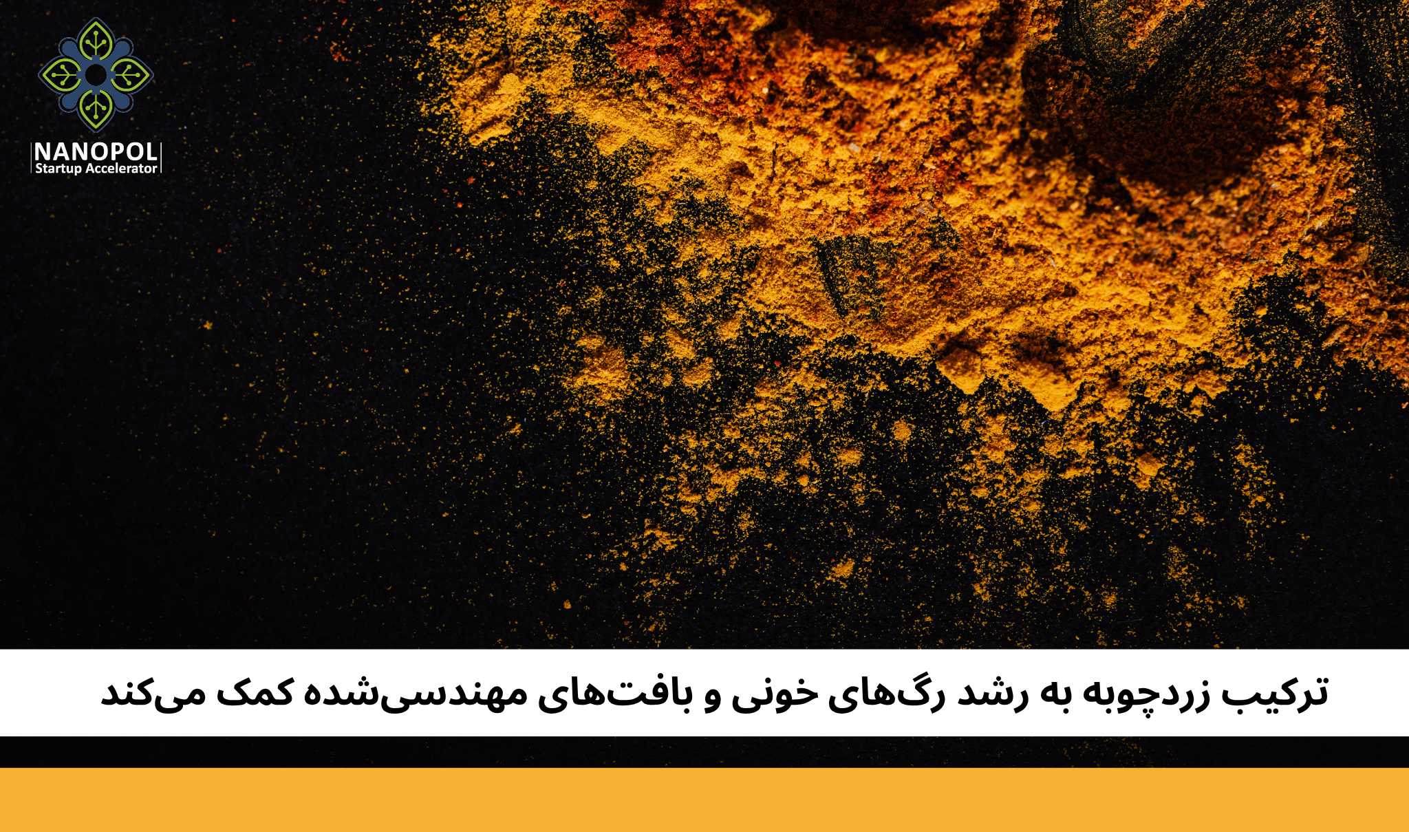 ترکیب زردچوبه به رشد رگ‌های خونی و بافت‌های مهندسی‌شده کمک می‌کند